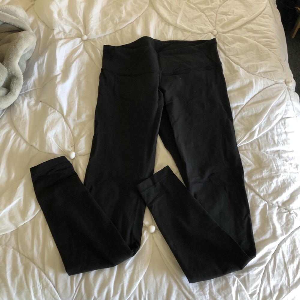 Lululemon wunder under black size 8